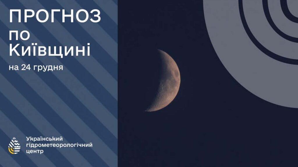 Морозна ніч у Києві: прогноз погоди на 24 грудня показує температуру до -10°C та очікування снігопаду