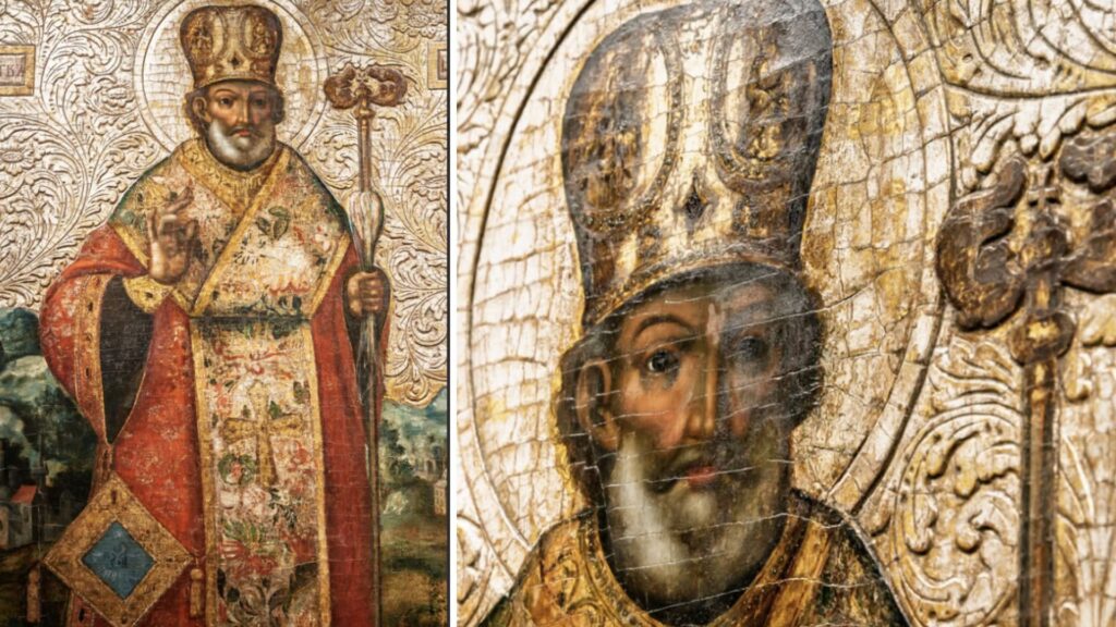 Рідкісна ікона Святого Миколая з таємних фондів Києво-Печерської Лаври вперше представлена публіці