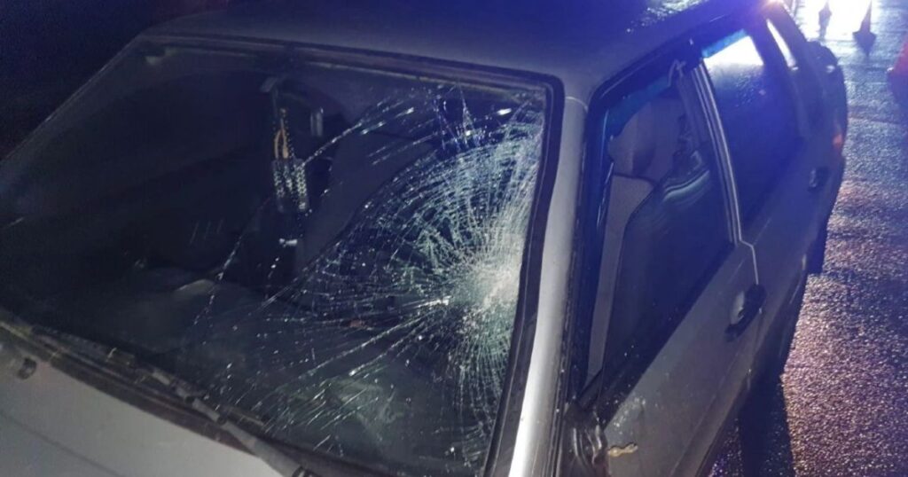 "Трагічна аварія на Київщині: нетверезий пішохід загинув під колесами автомобіля, намагаючись перебігти дорогу".
