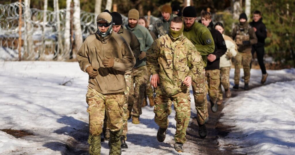 На Київщині представникам НАТО продемонстрували полігон, де цивільних навчають тактиці національного спротиву
