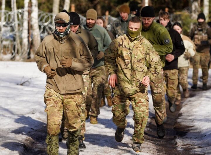 На Київщині представникам НАТО продемонстрували полігон, де цивільних навчають тактиці національного спротиву