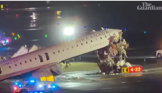 Трагічний інцидент в аеропорту Нью-Йорка: Зіткнення літака Air Canada з пожежною машиною, два пілоти загинули